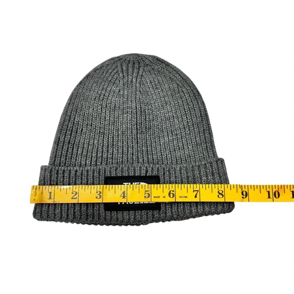 The North Face Charcoal Ribbed Beanie